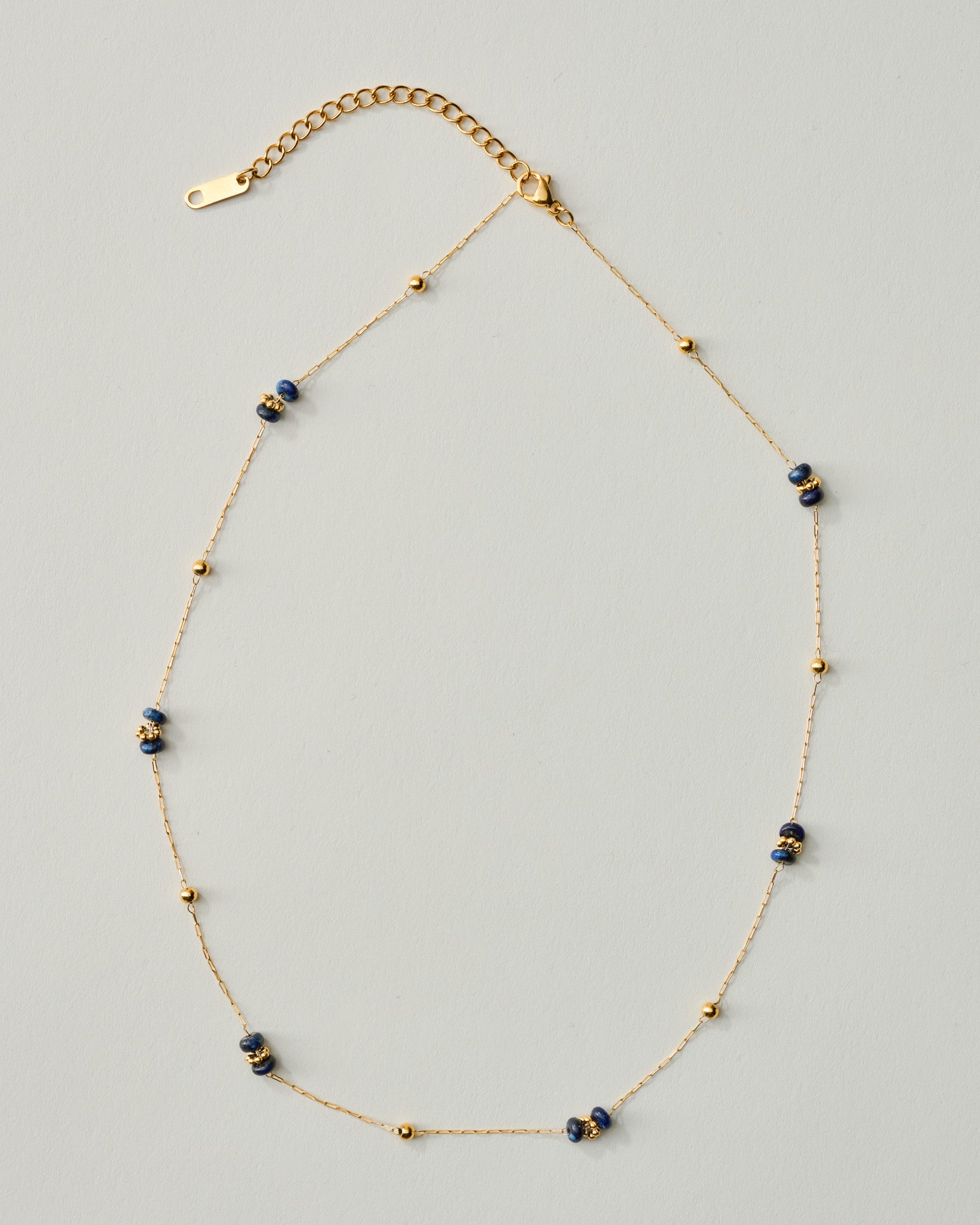 Dainty Natural Stone Beaded Necklace