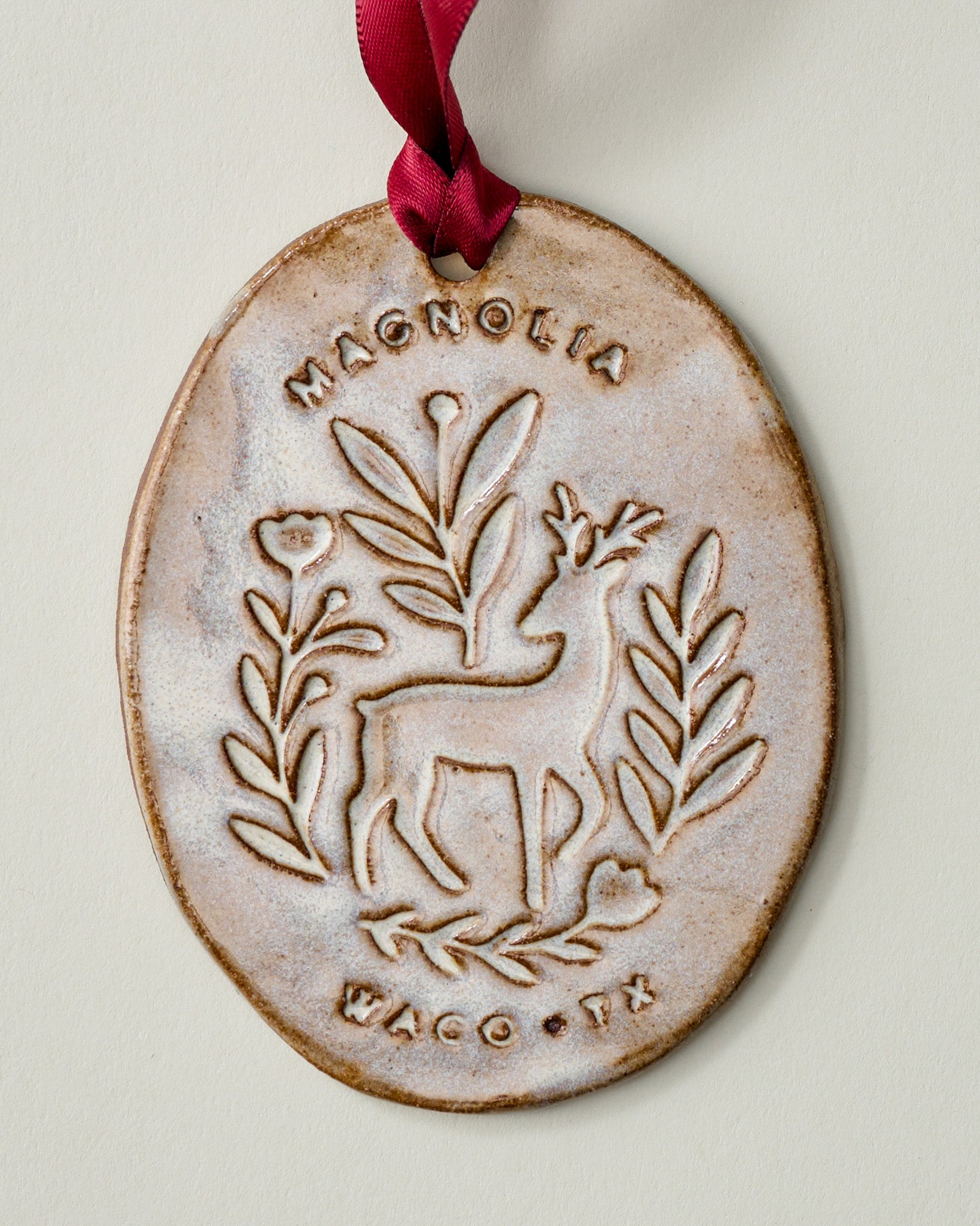 Black Oak Deer Ornament