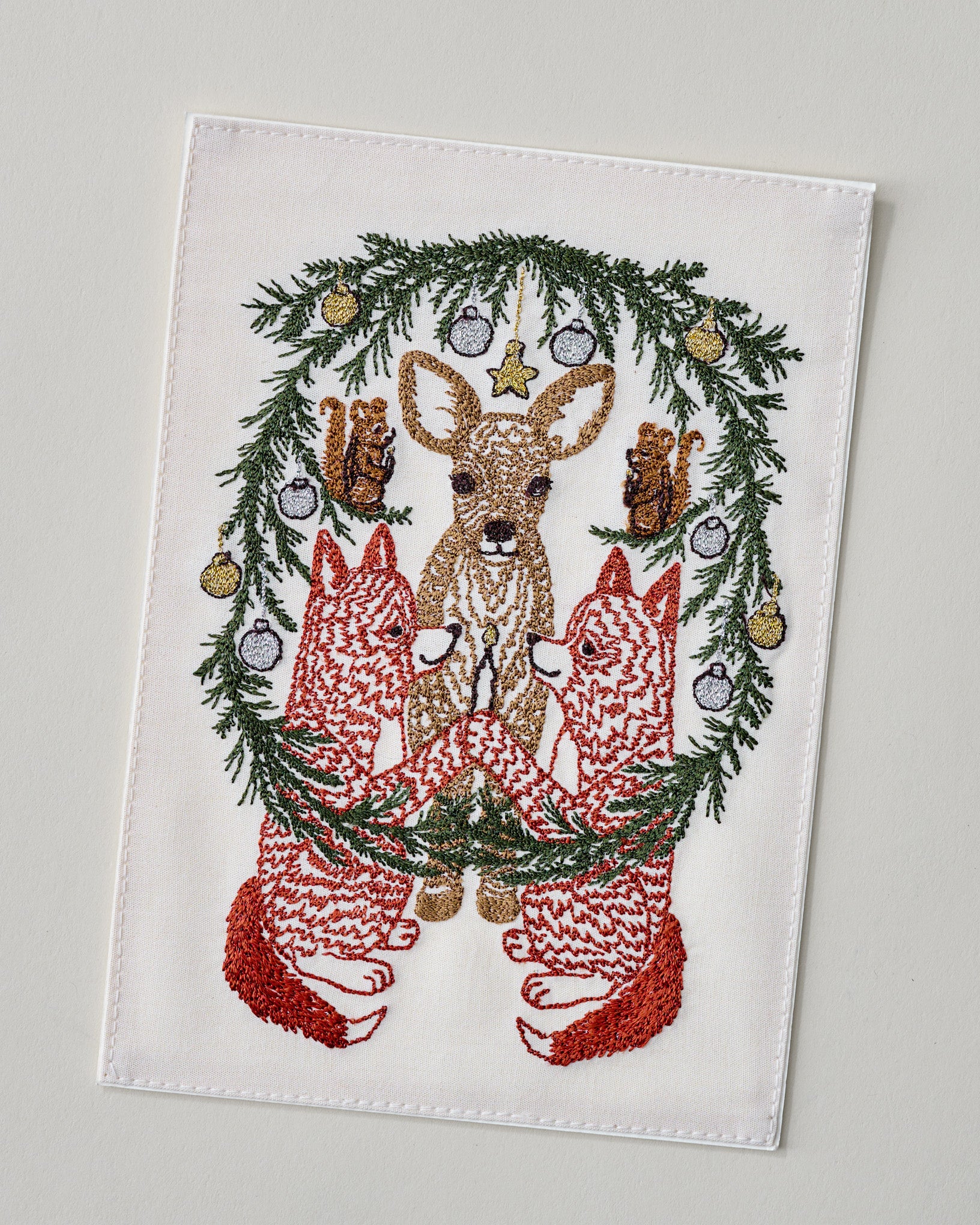 Embroidered Togetherness Card