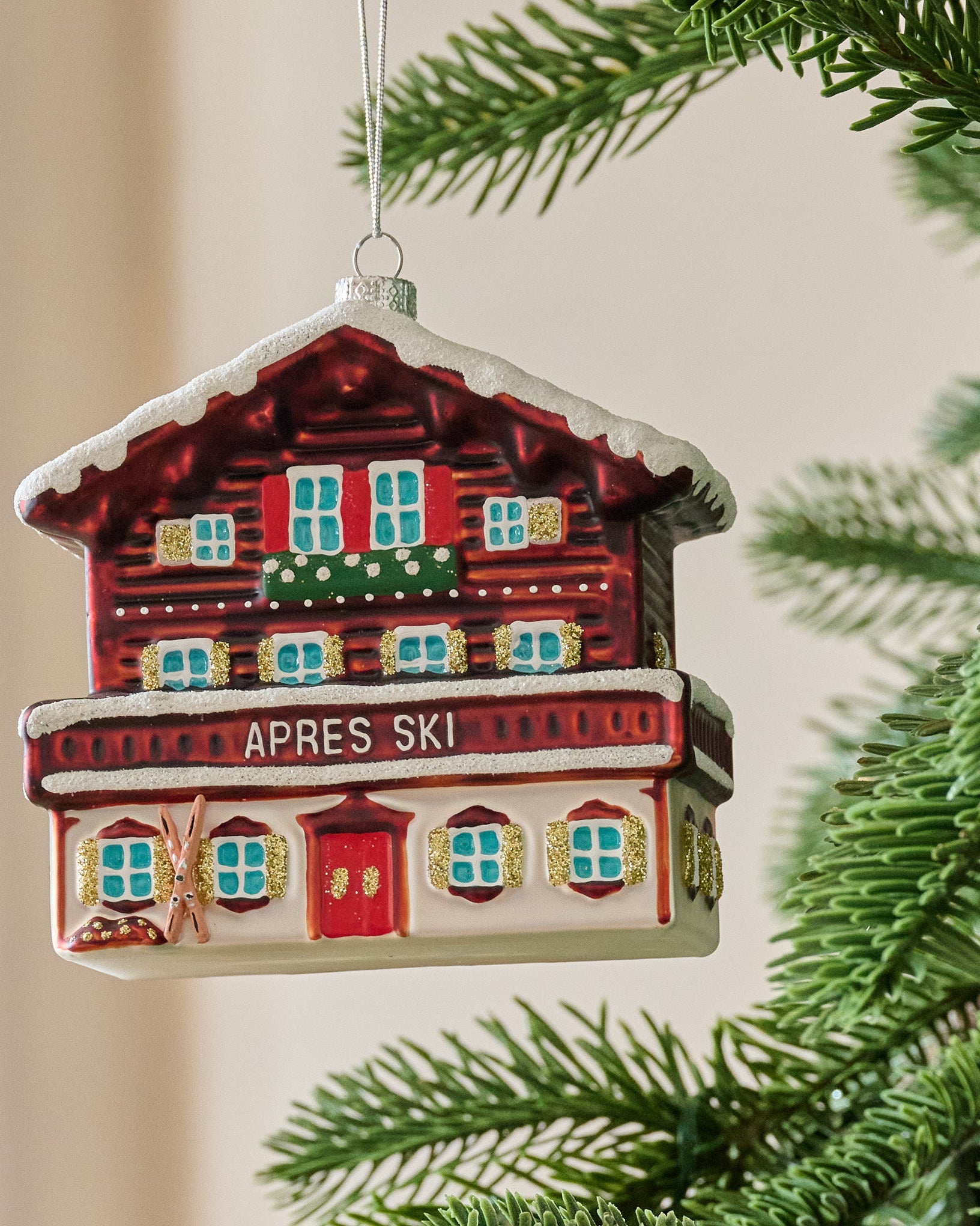 Ski Lodge Ornament