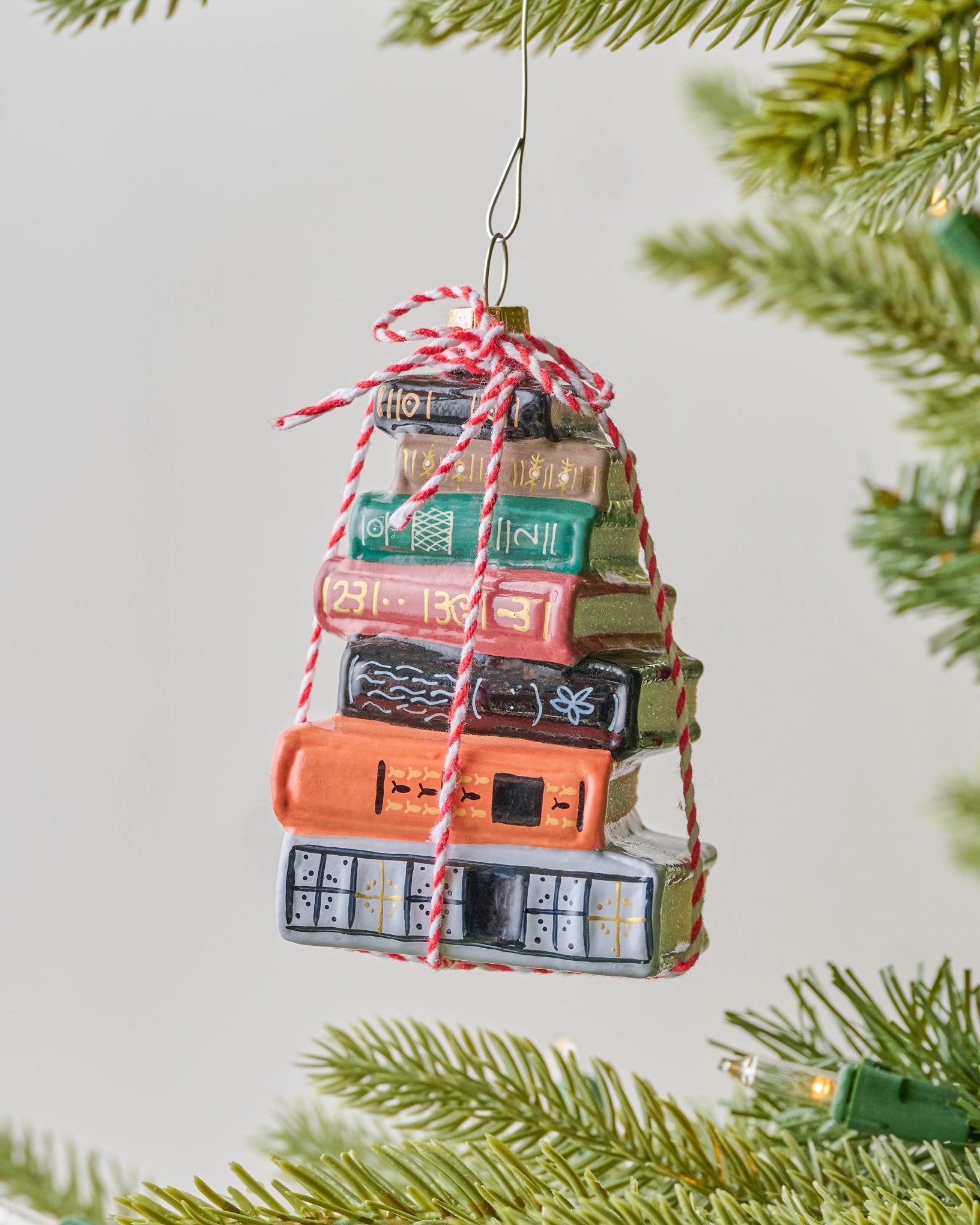 Bookstack Ornament