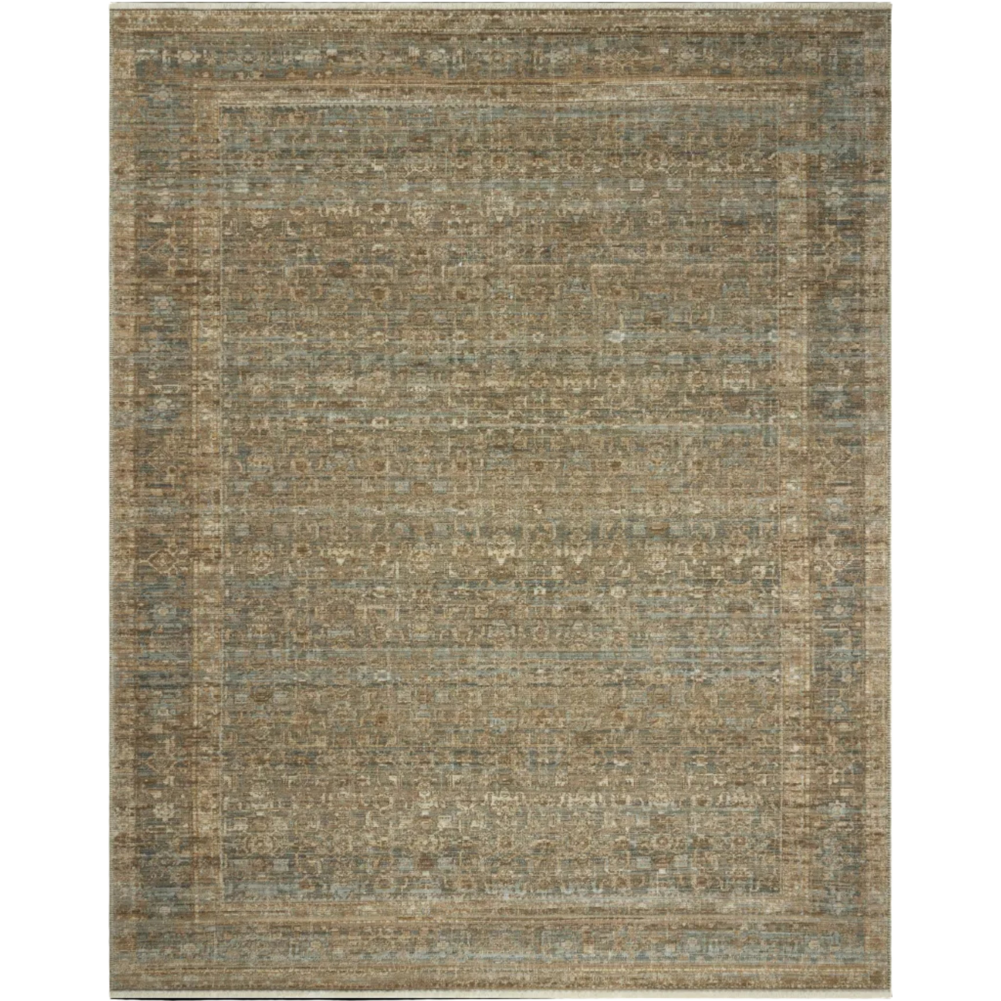 Hillcrest Camel Seaglass Rug