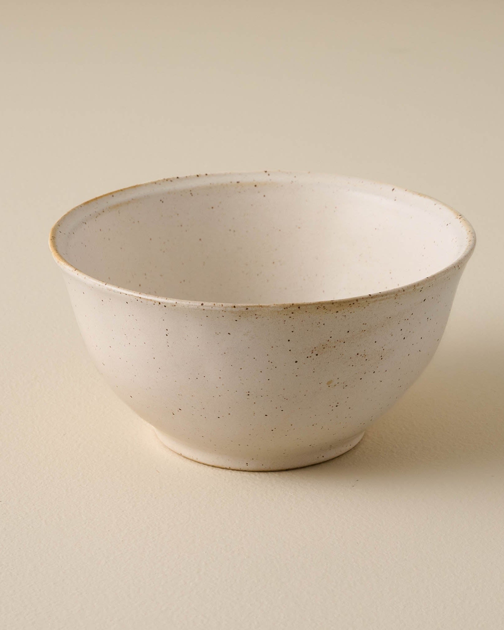 French White Speckle Cereal Bowl