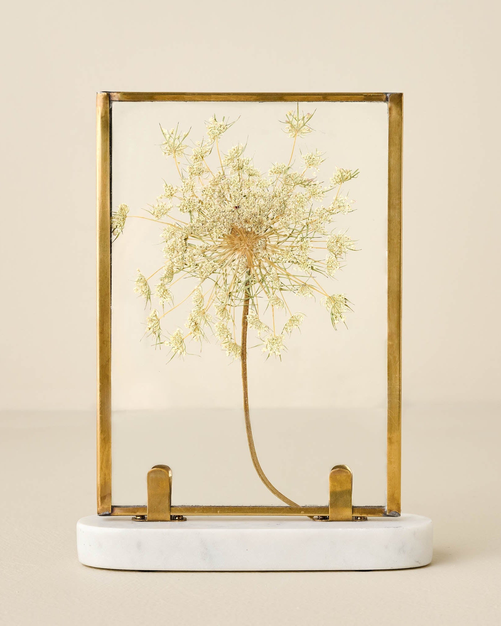Antique Brass Bracket Photo Frame