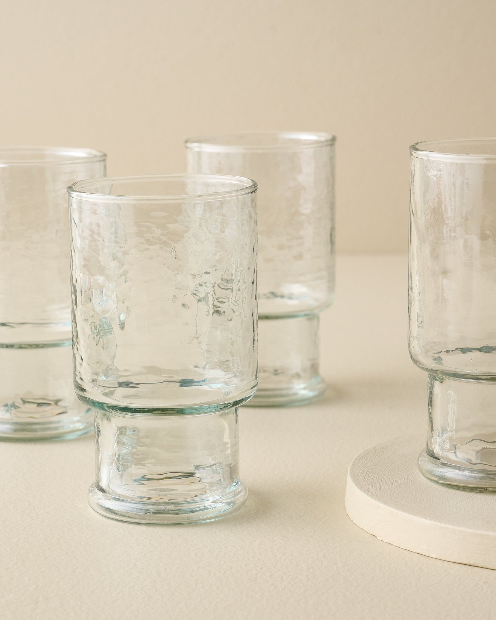 Rustic Glass Stacking Tumbler