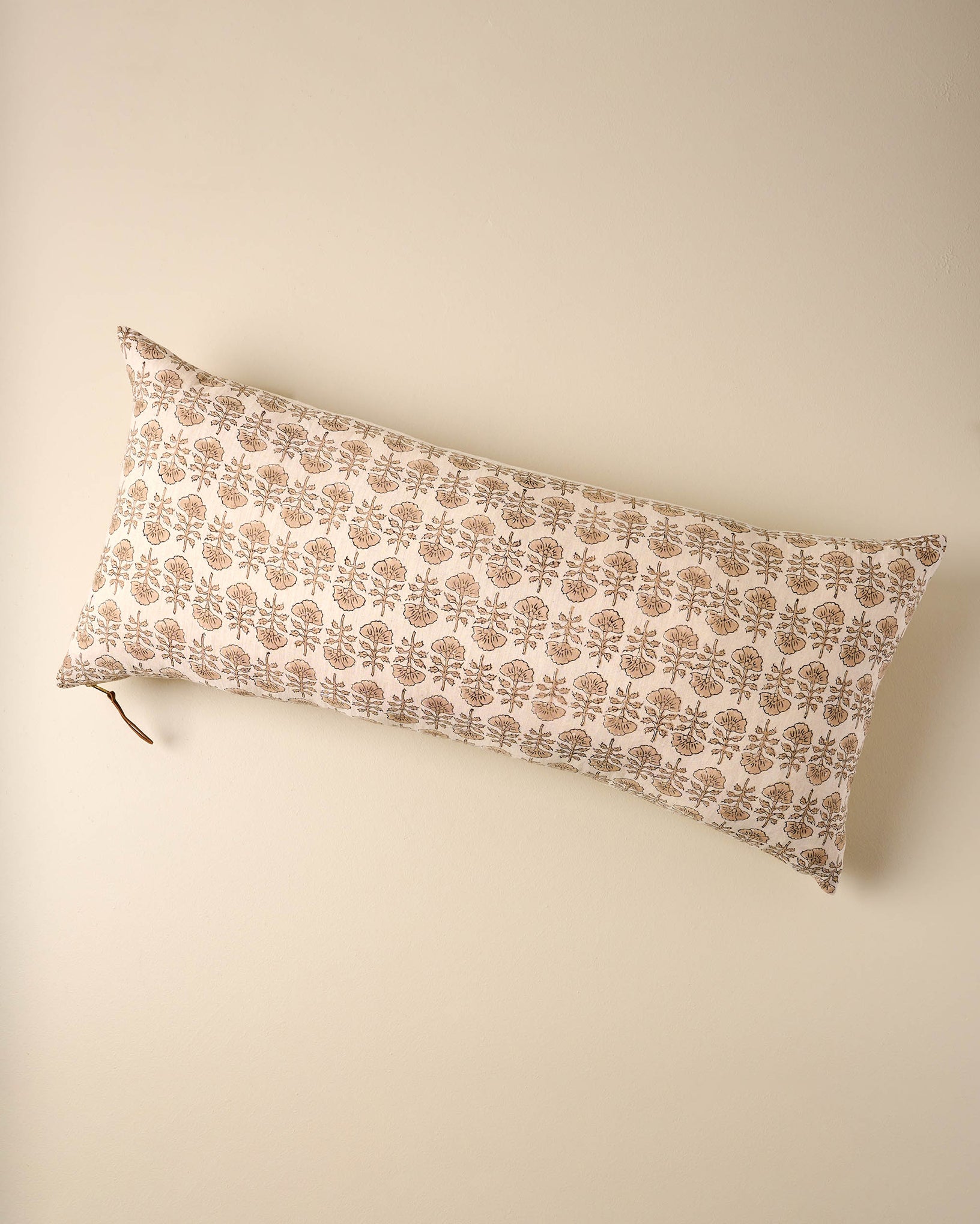 Flora Natural Large Lumbar Pillow