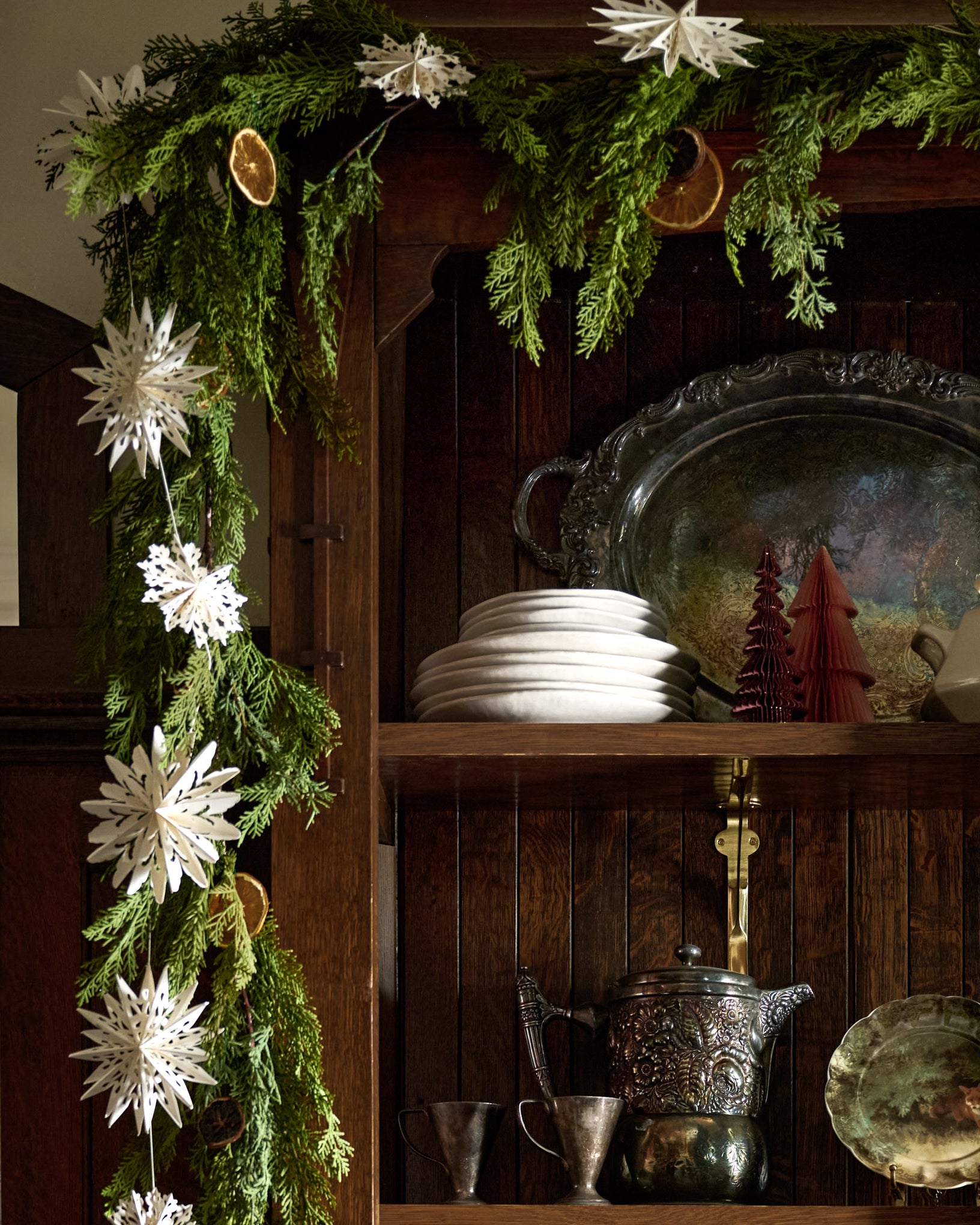 Real Touch Cedar Mix Oversized Garland - 100"