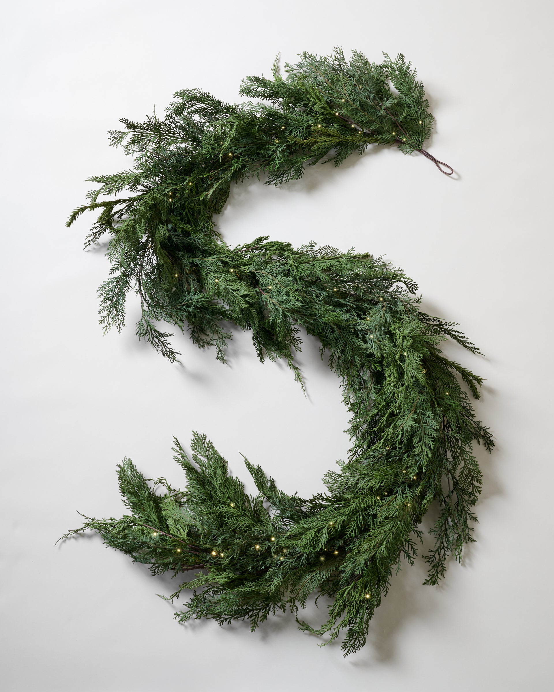 Real Touch Cedar Mix Oversized Pre-Lit Garland - 100"