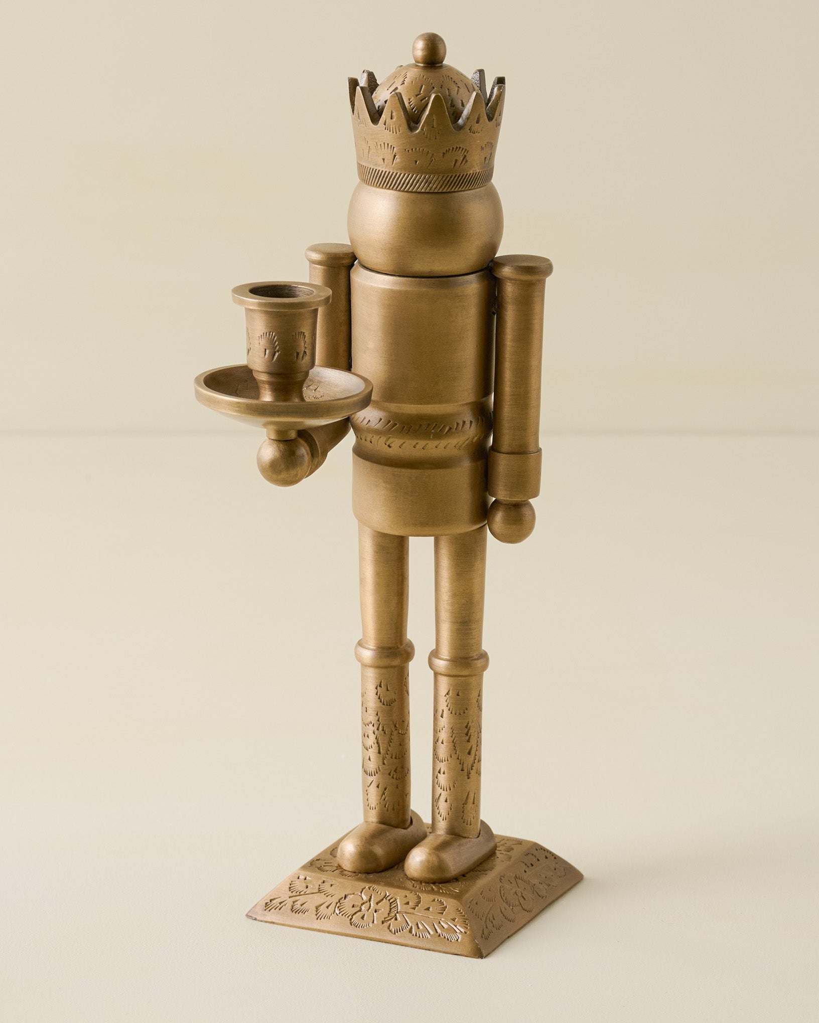 Etched Brass Nutcracker