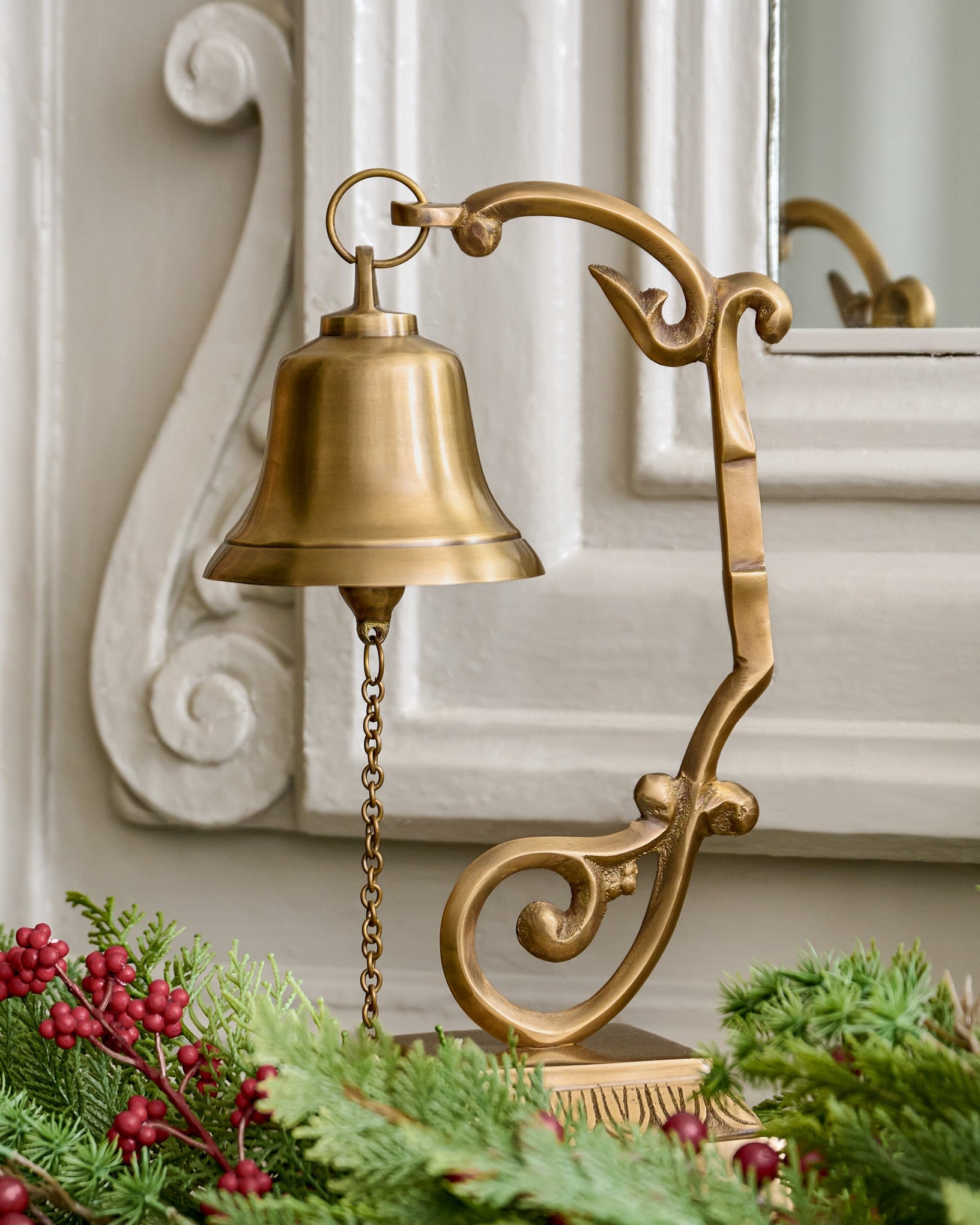 Antique-Inspired Corinne Brass Bell