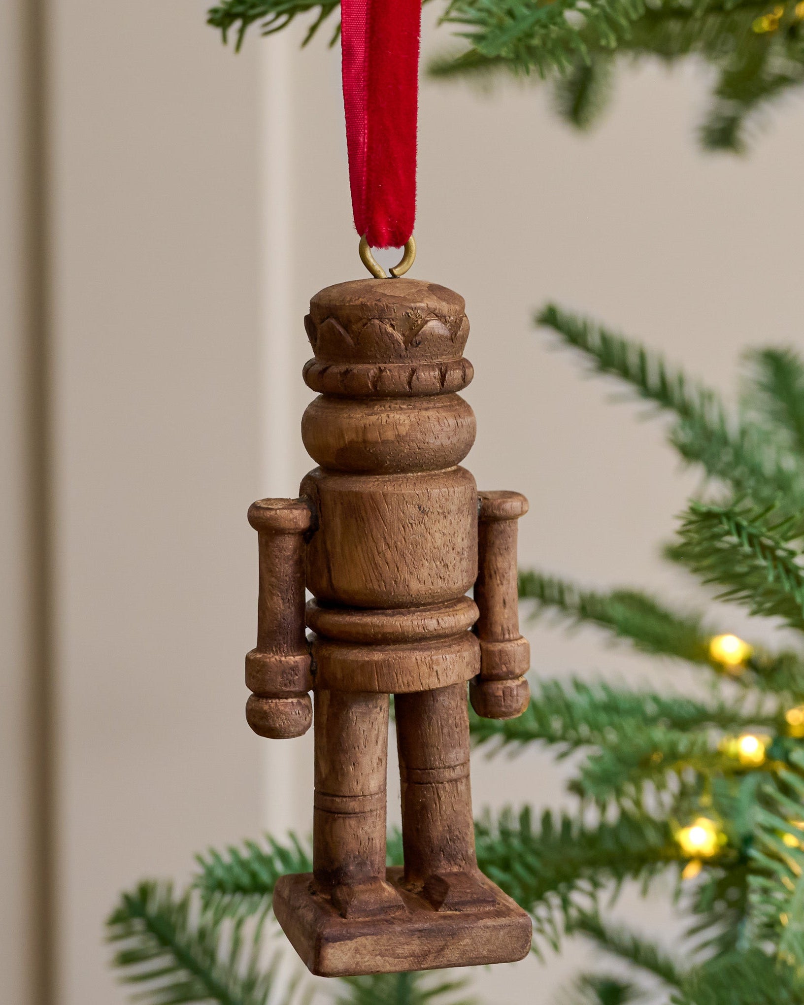 Wooden Nutcracker Ornament