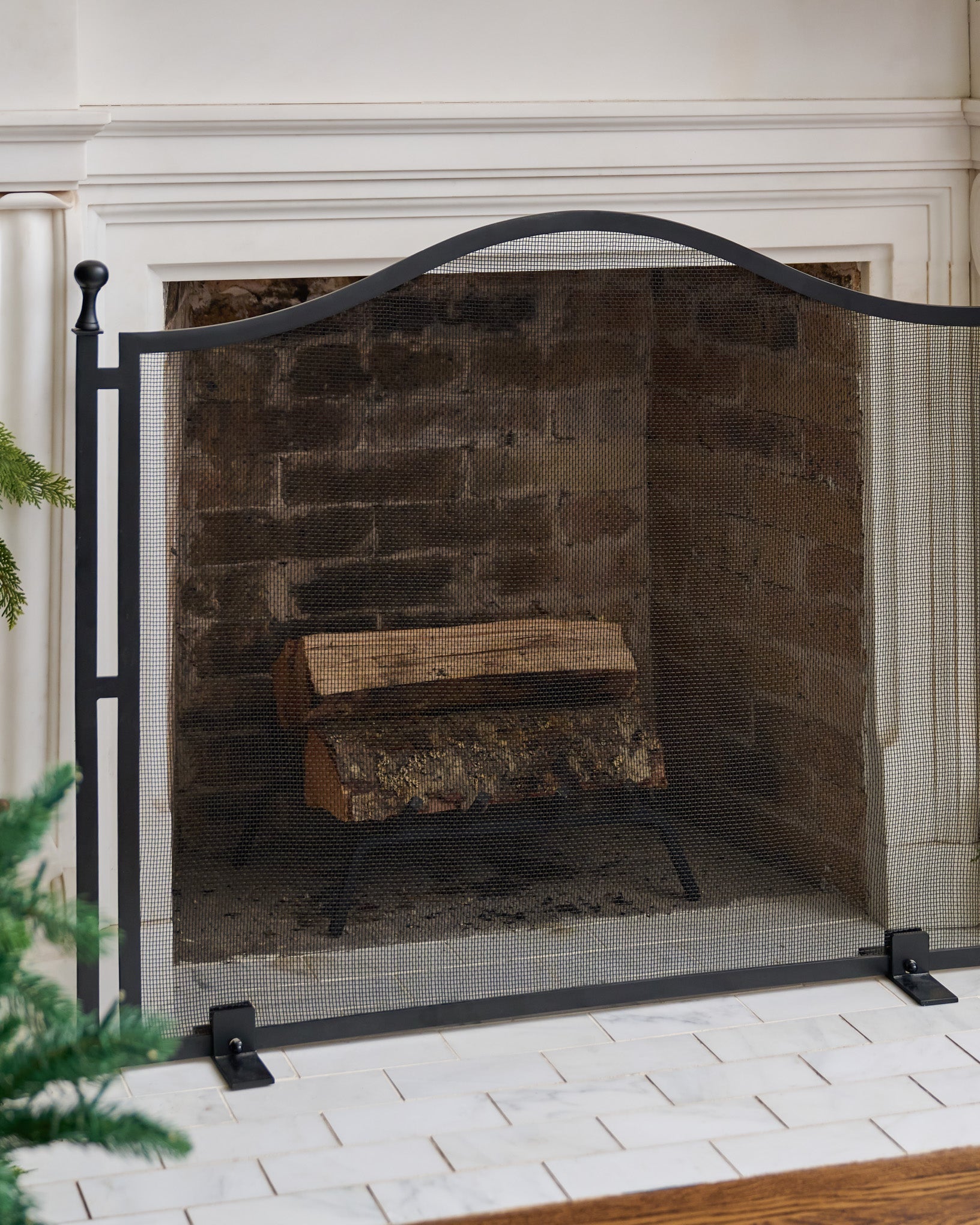 Shepherd Black Fireplace Screen