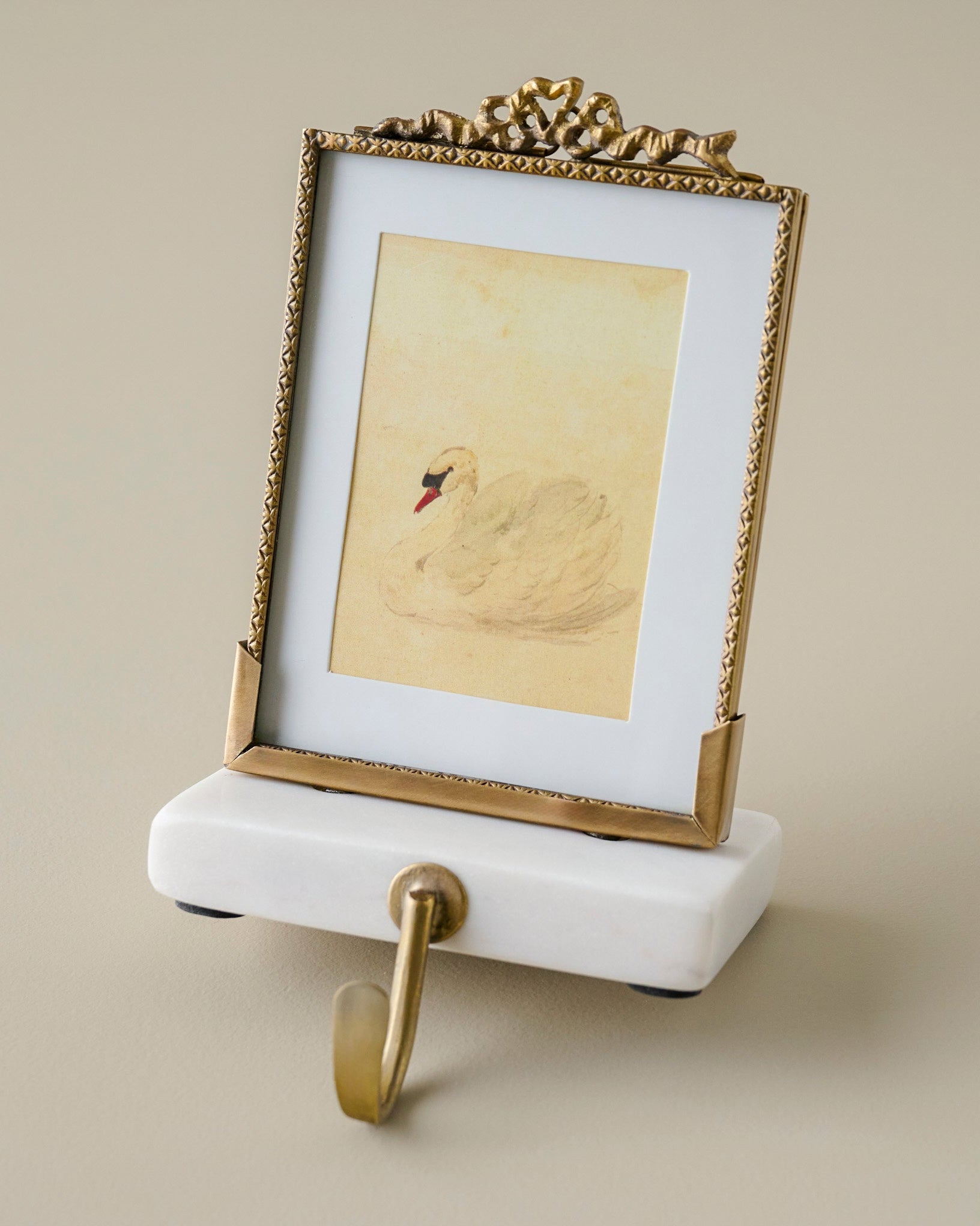 Noelle Antique-Inspired Photo Frame Stocking Holder