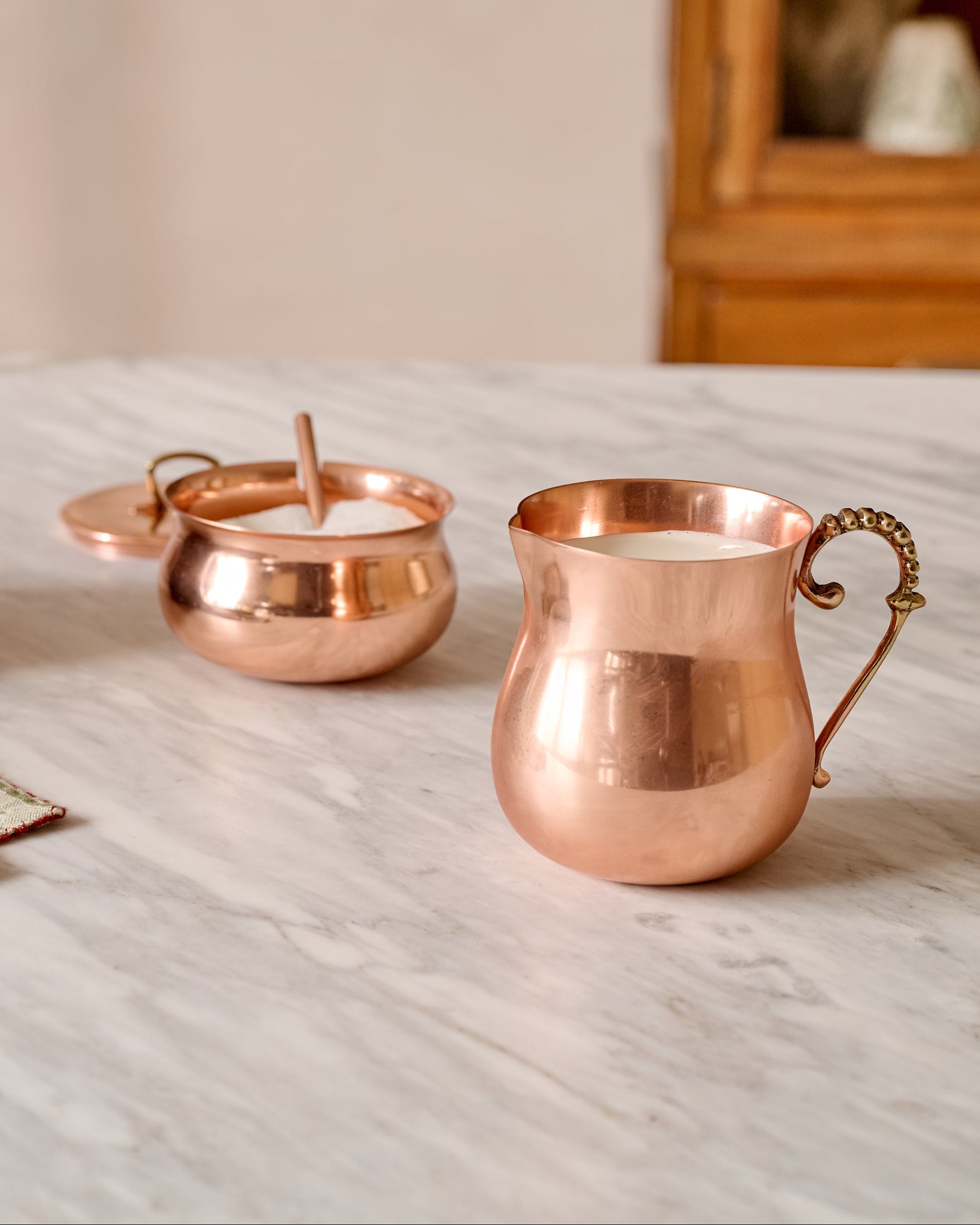 Antique Copper Creamer