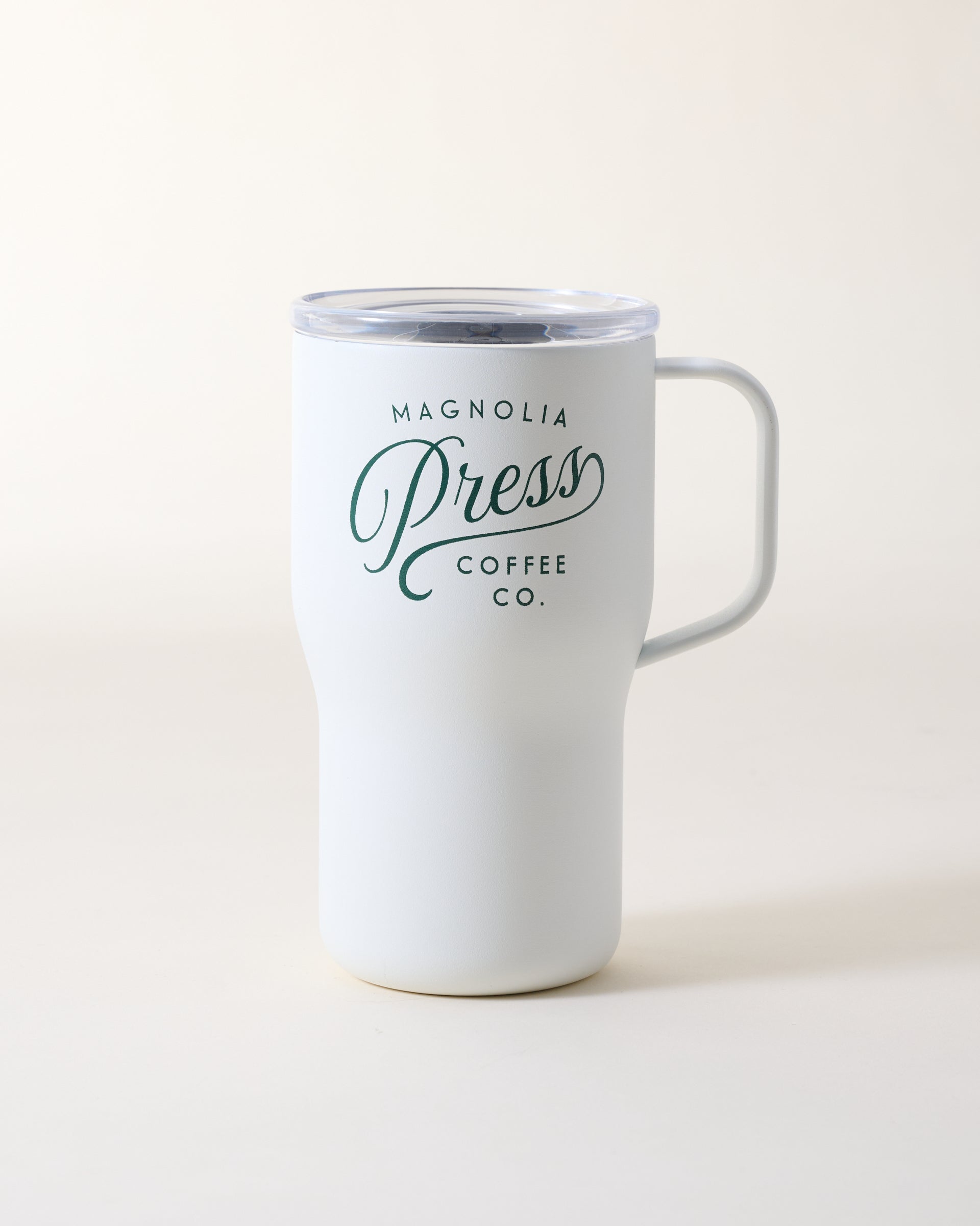 MAGNOLIA PRESS 16 OZ STAINLESS STEEL WHITE ROAM