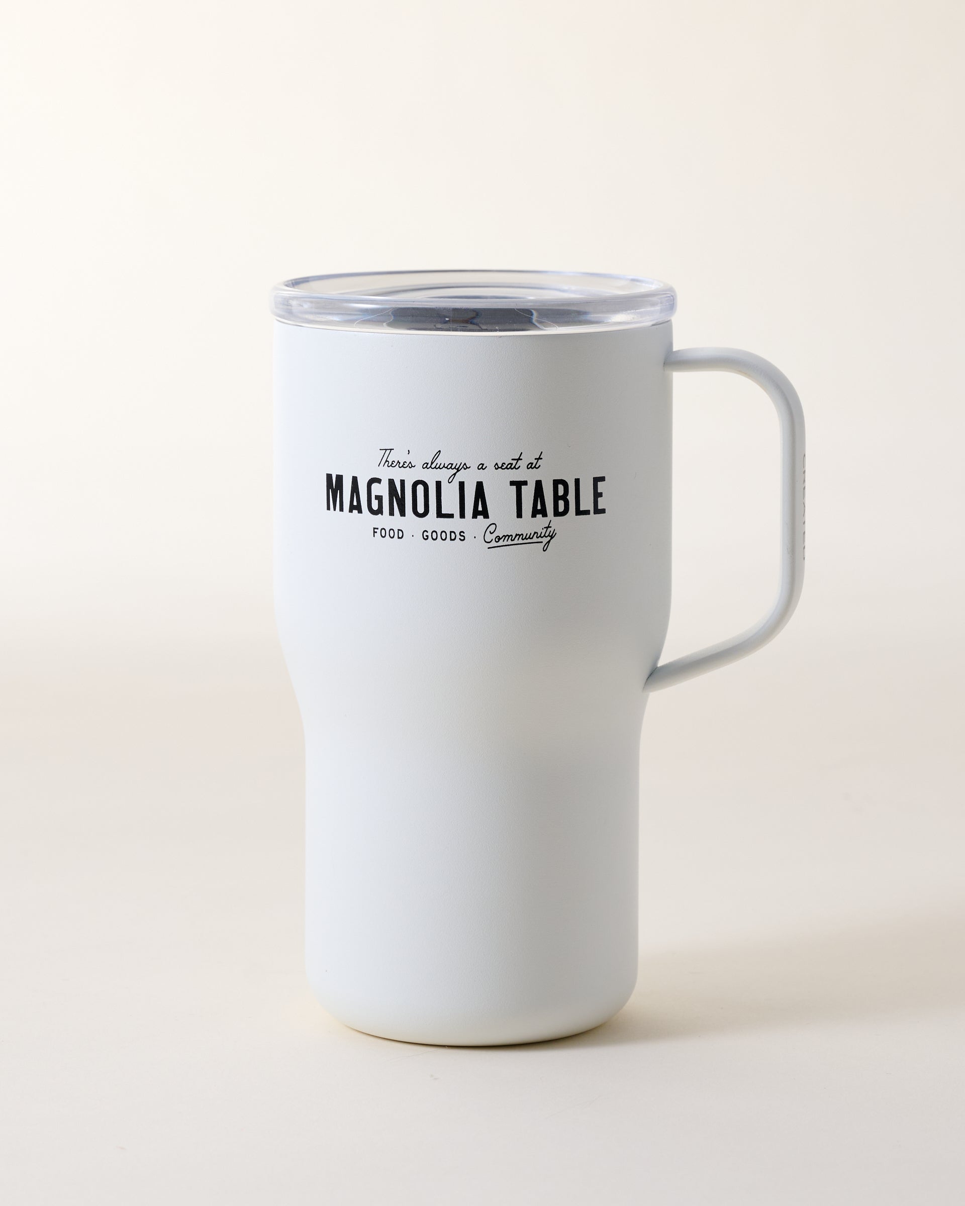 MAGNOLIA TABLE 16 OZ STAINLESS STEEL WHITE ROAM