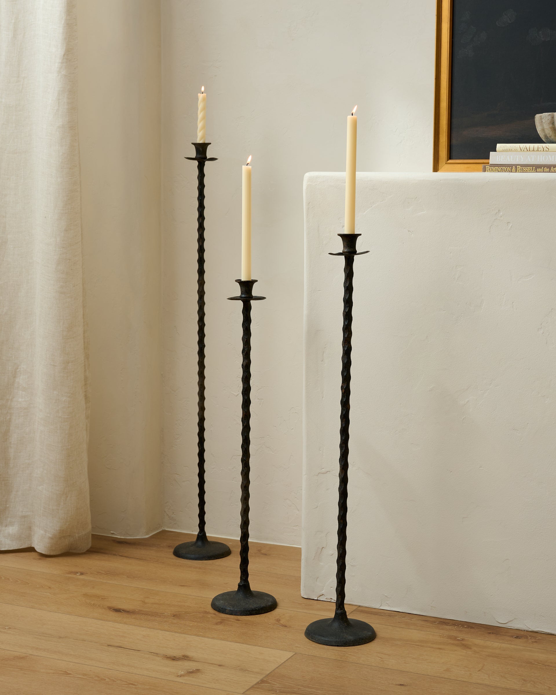 Oversized Iron Taper Holder