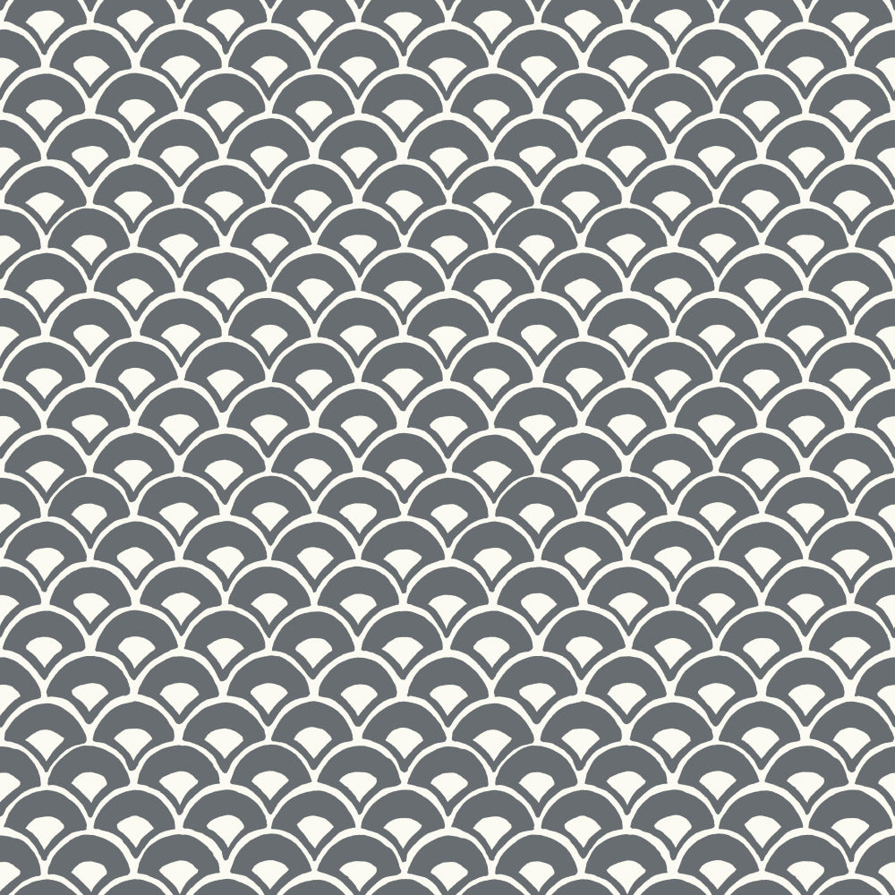 Stacked Scallops Wallpaper