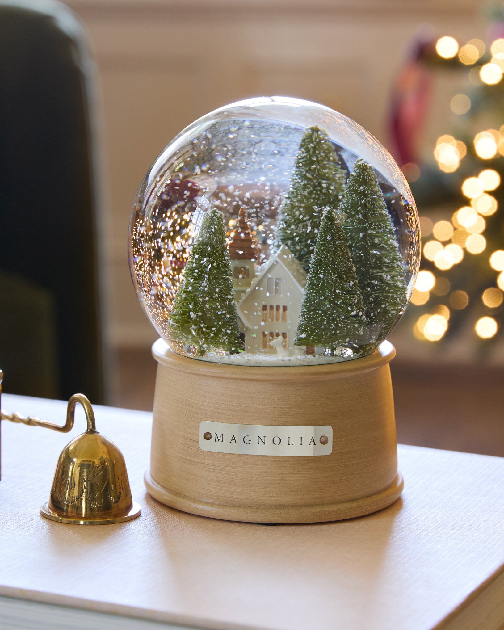 Magnolia Chapel Snow Globe