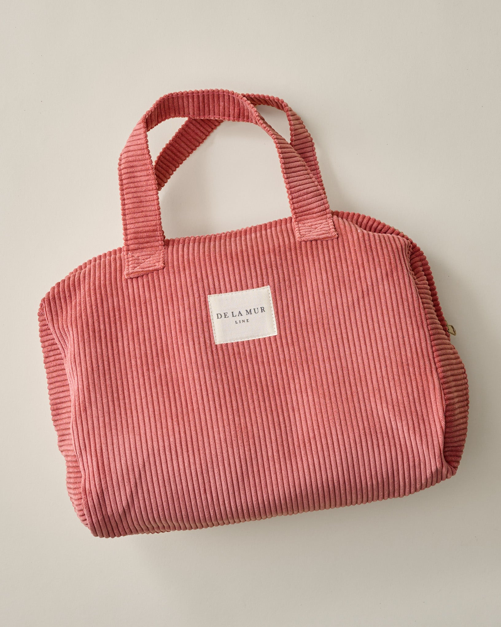 Top Handle Coral Toiletry Bag