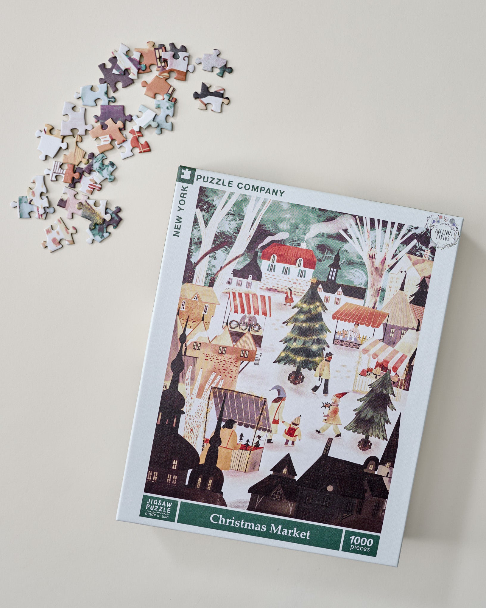 Christmas Market 1000 Piece Puzzle