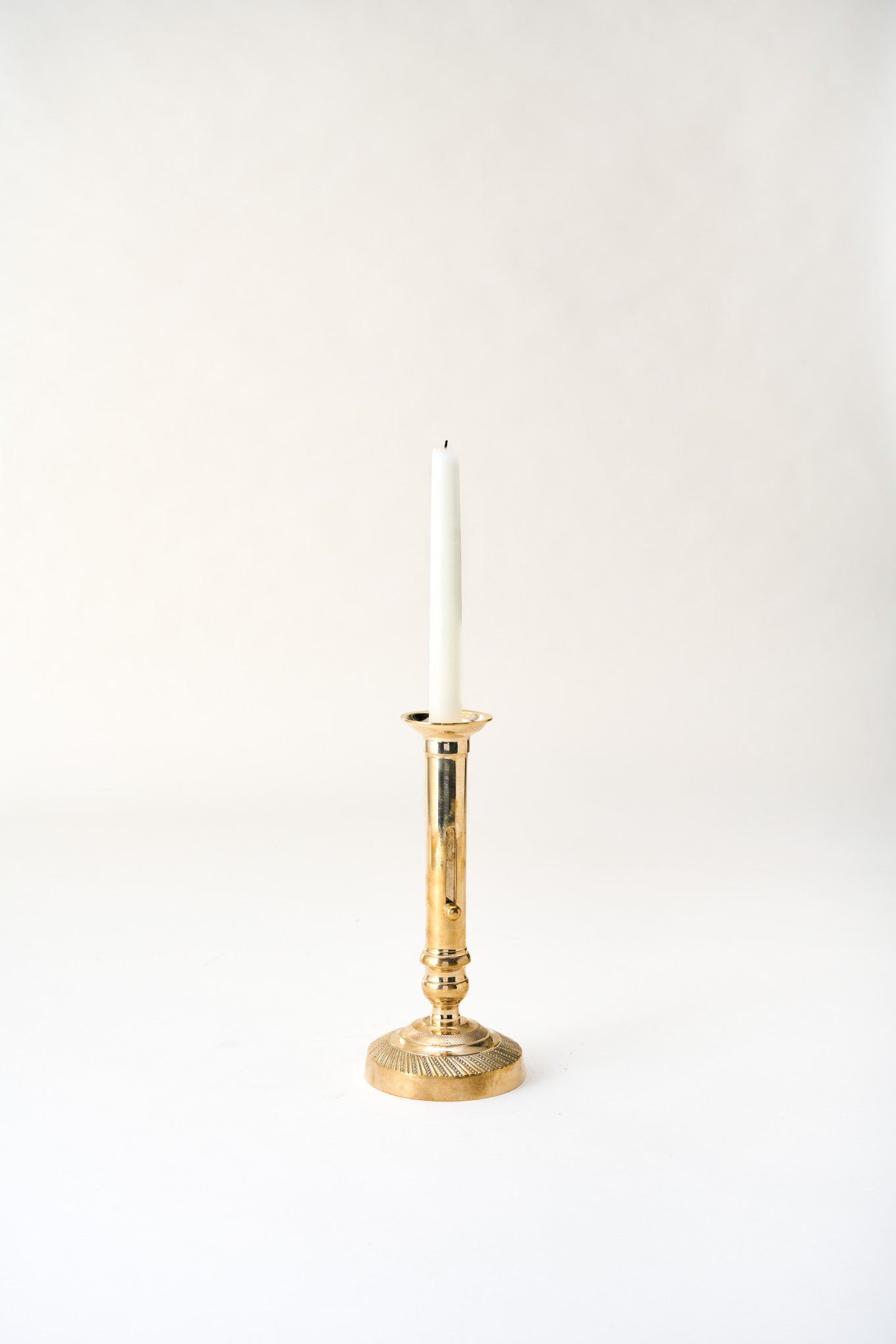 Jo's Vintage Solid Brass Adjustable Taper Holder