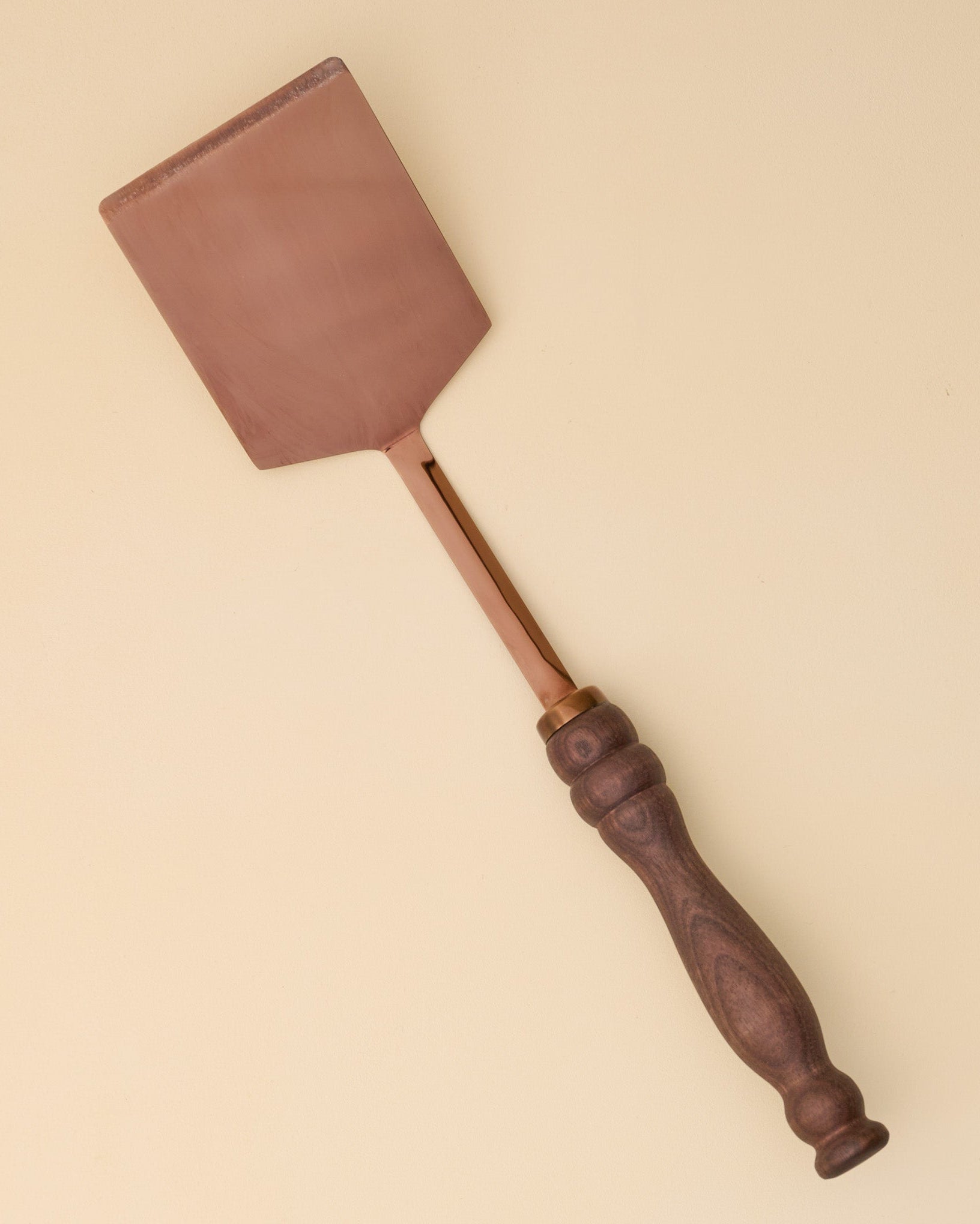 Walnut Handle + Copper Turner