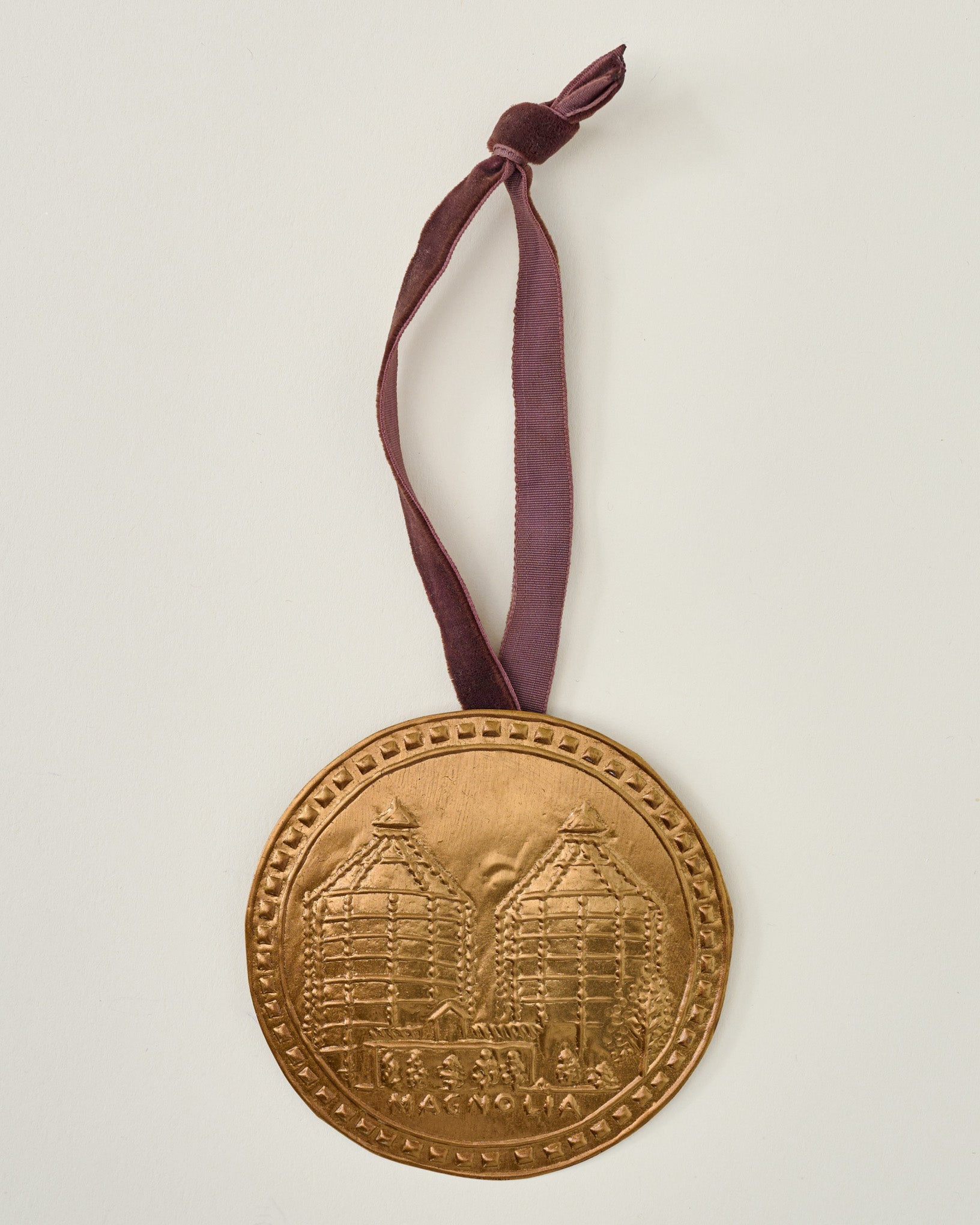 Solid Brass Pressed Silos Ornament