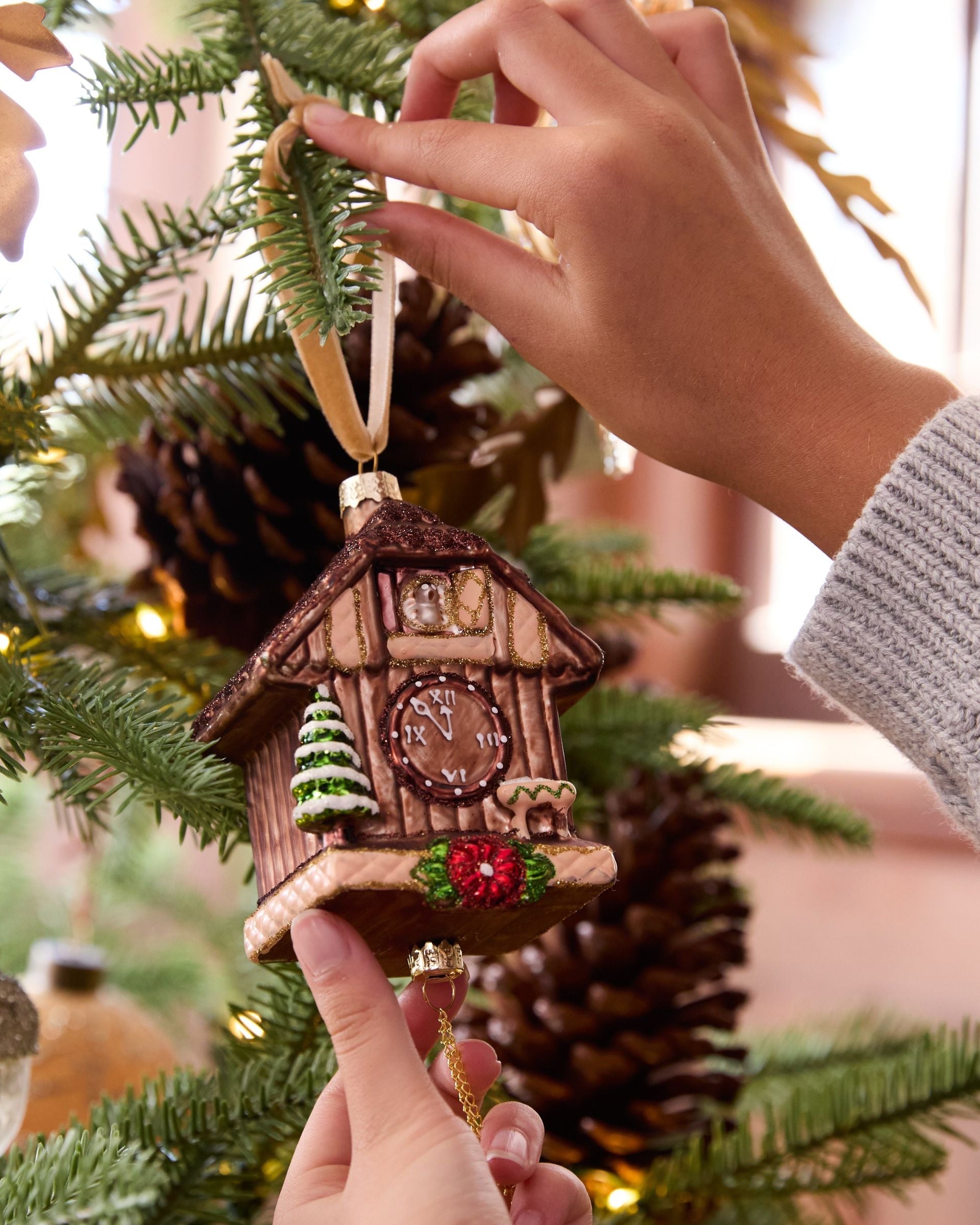 Vintage Cuckoo Clock Ornament