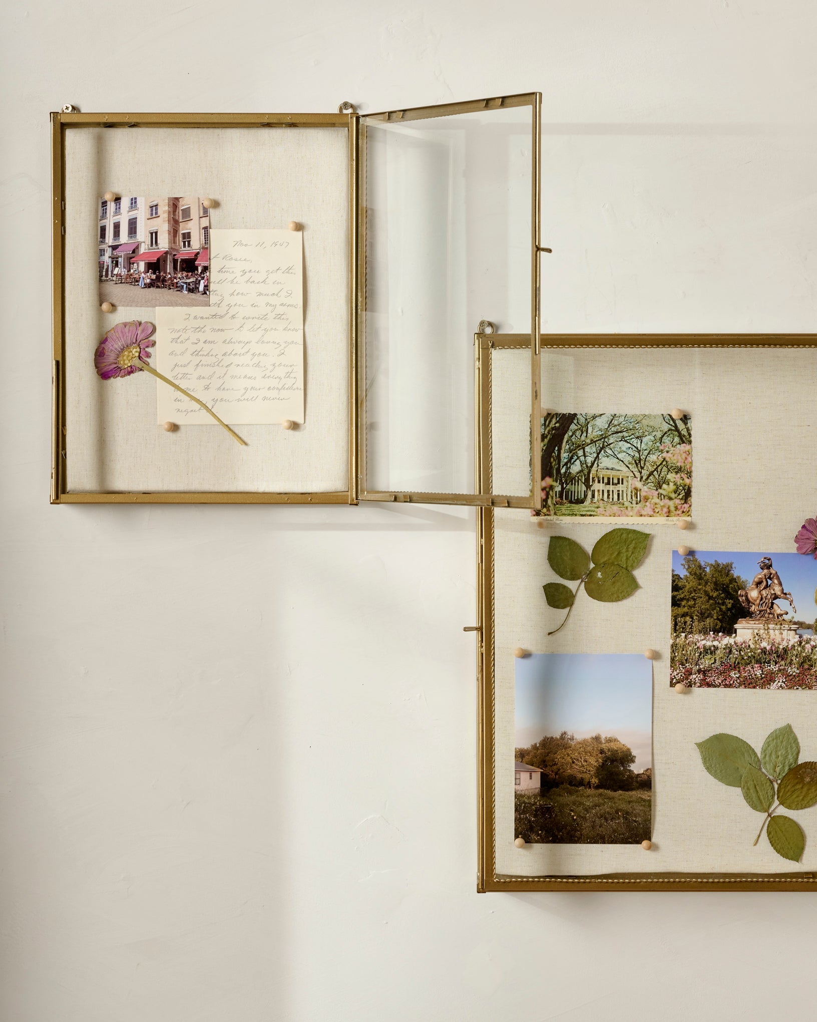 Your Story Brass Display Cabinet