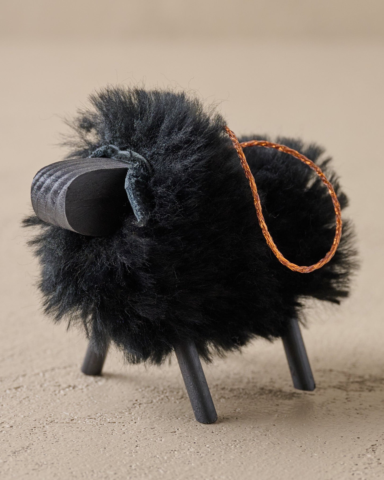Handcrafted Shearling Sheep Ornament