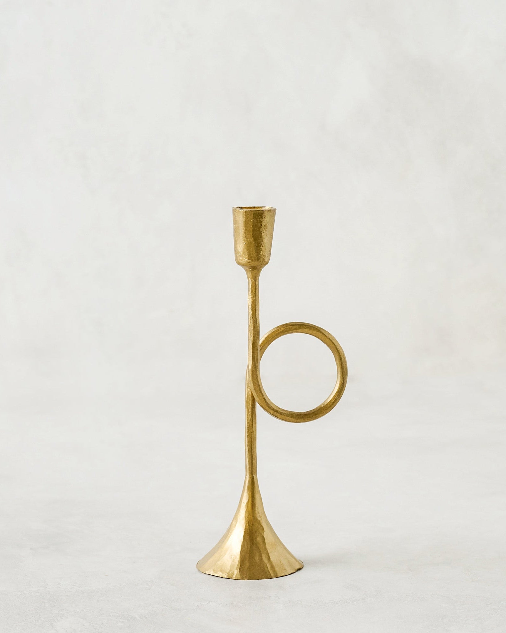 Antique Inspired Trumpet Taper Holder