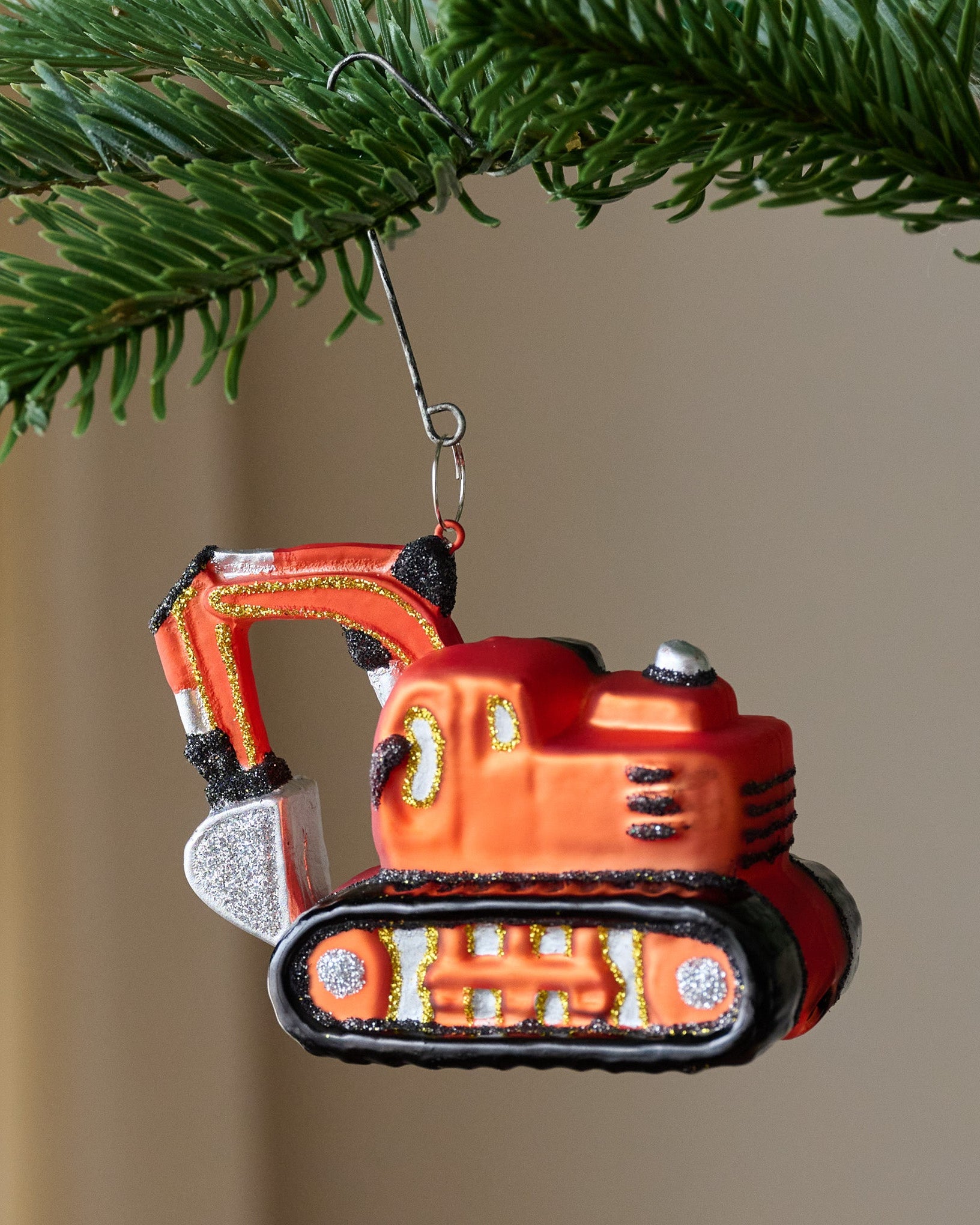 Chip's Excavator Ornament