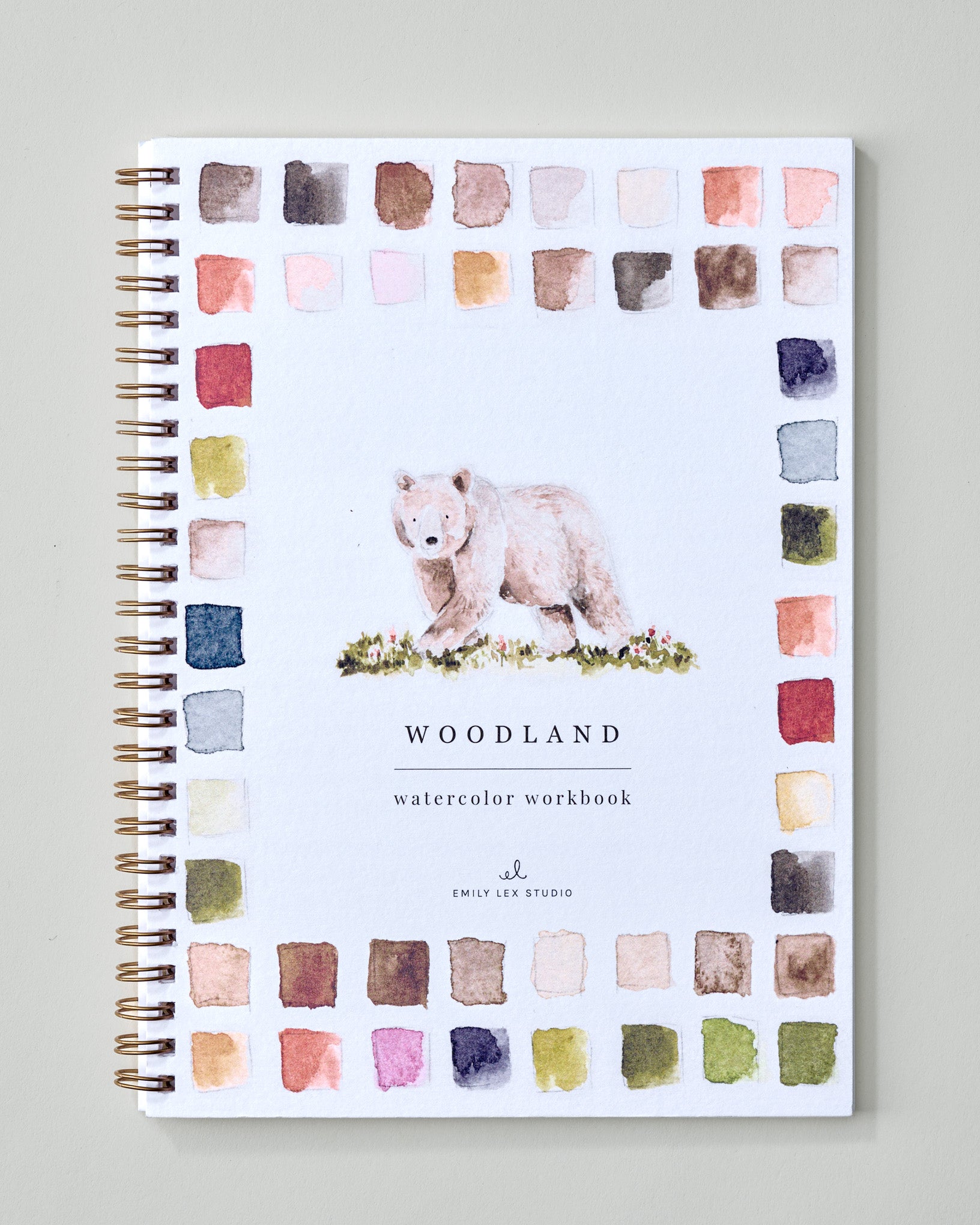 Woodland Watercolor Workbook