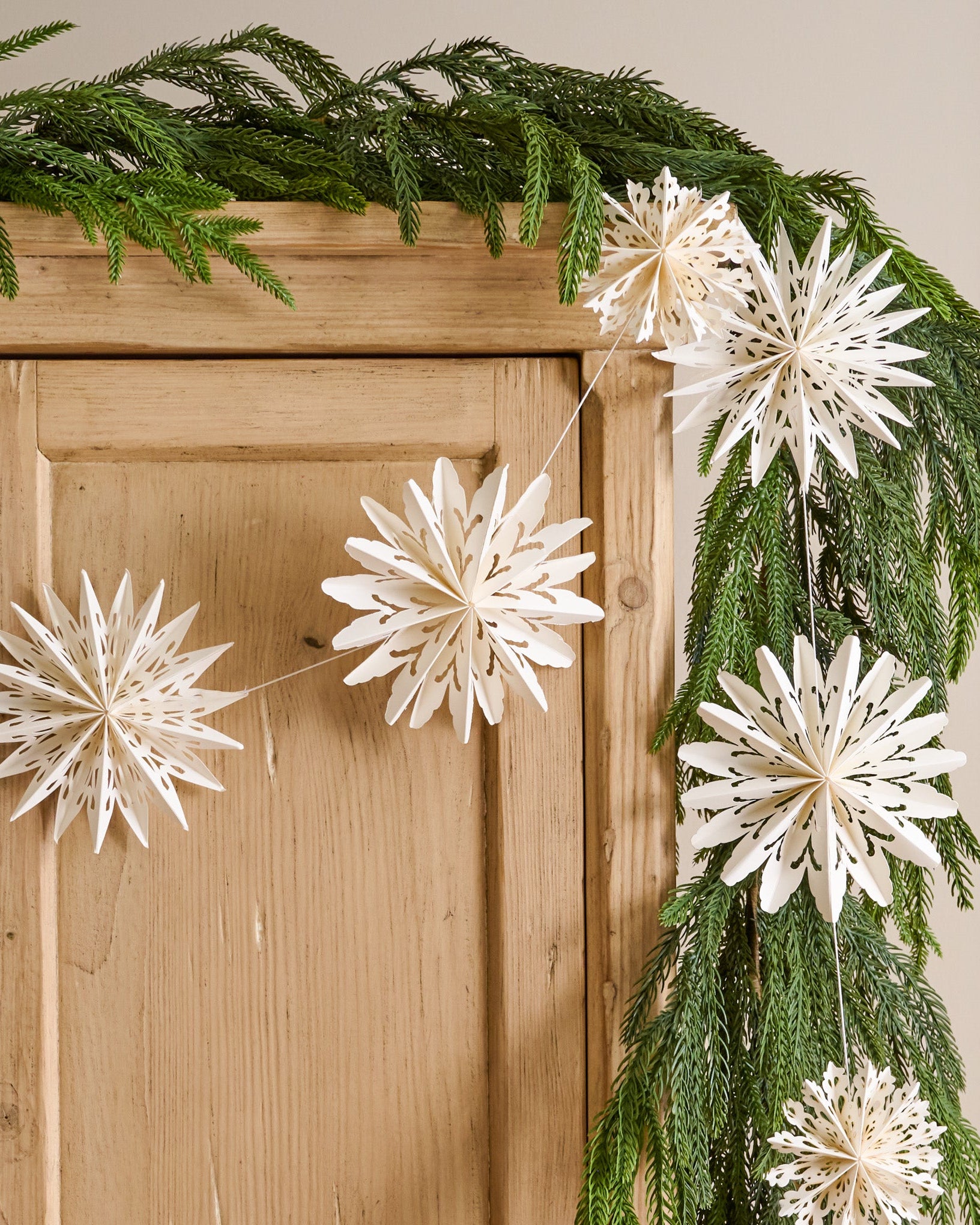 Whimsical Snowflake Garland