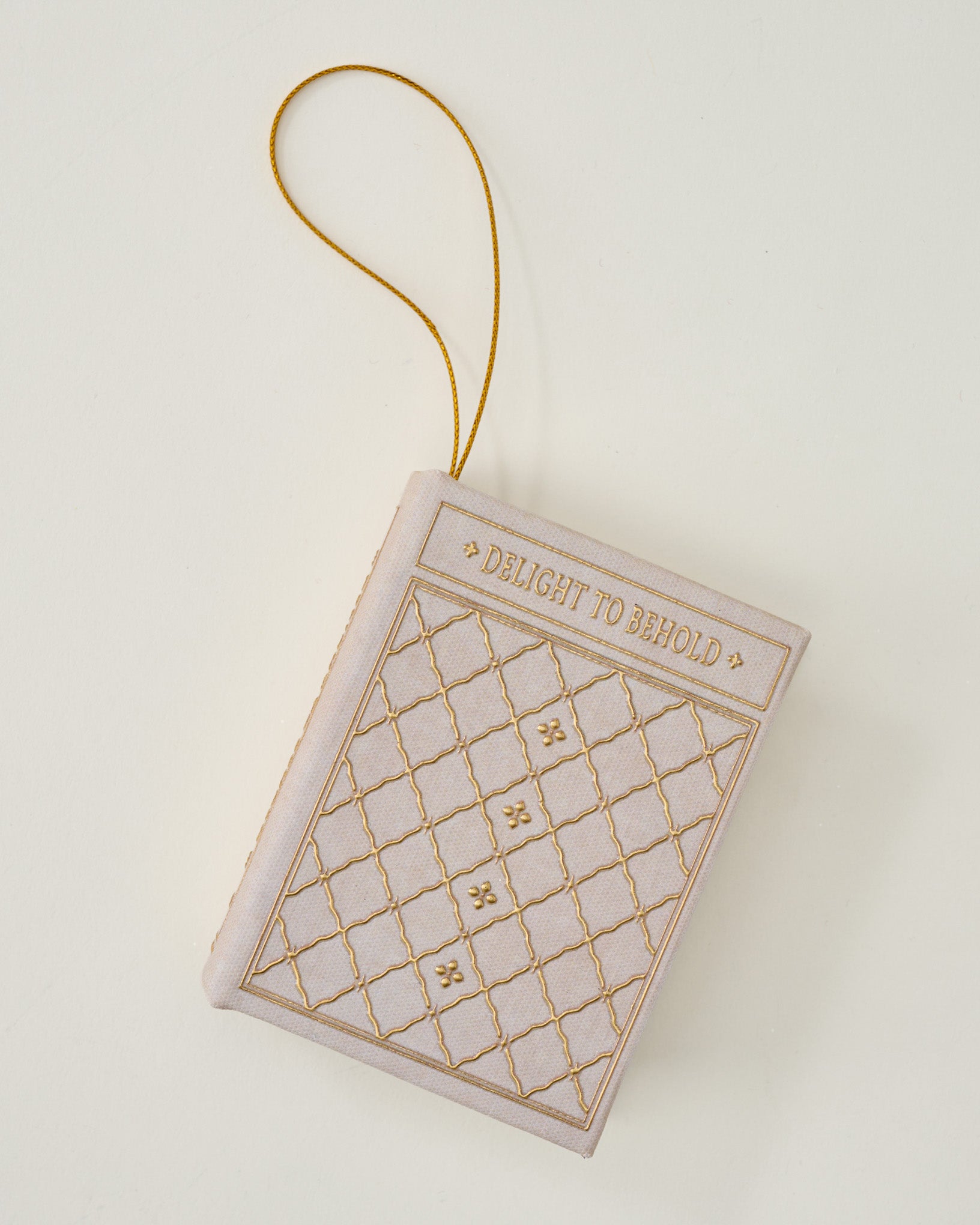 Holiday Vintage Book Box Ornament