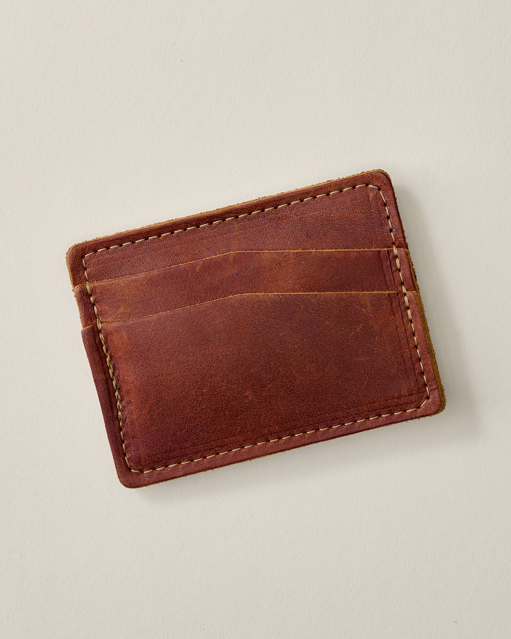The Levi Fine Leather Horizontal Magnetic Money Clip Wallet